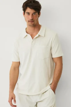 Ellos Collection Skjorte i frotté Beige New