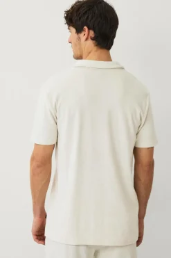 Ellos Collection Skjorte i frotté Beige New