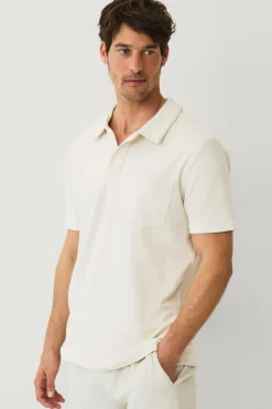 Ellos Collection Skjorte i frotté Beige New