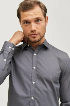 Ellos Skjorter>Collection Skjorte Yale Easy Iron Grå