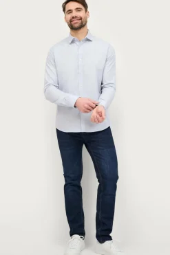 Ellos Collection Skjorte Yale Easy Iron Lyseblå Clearance