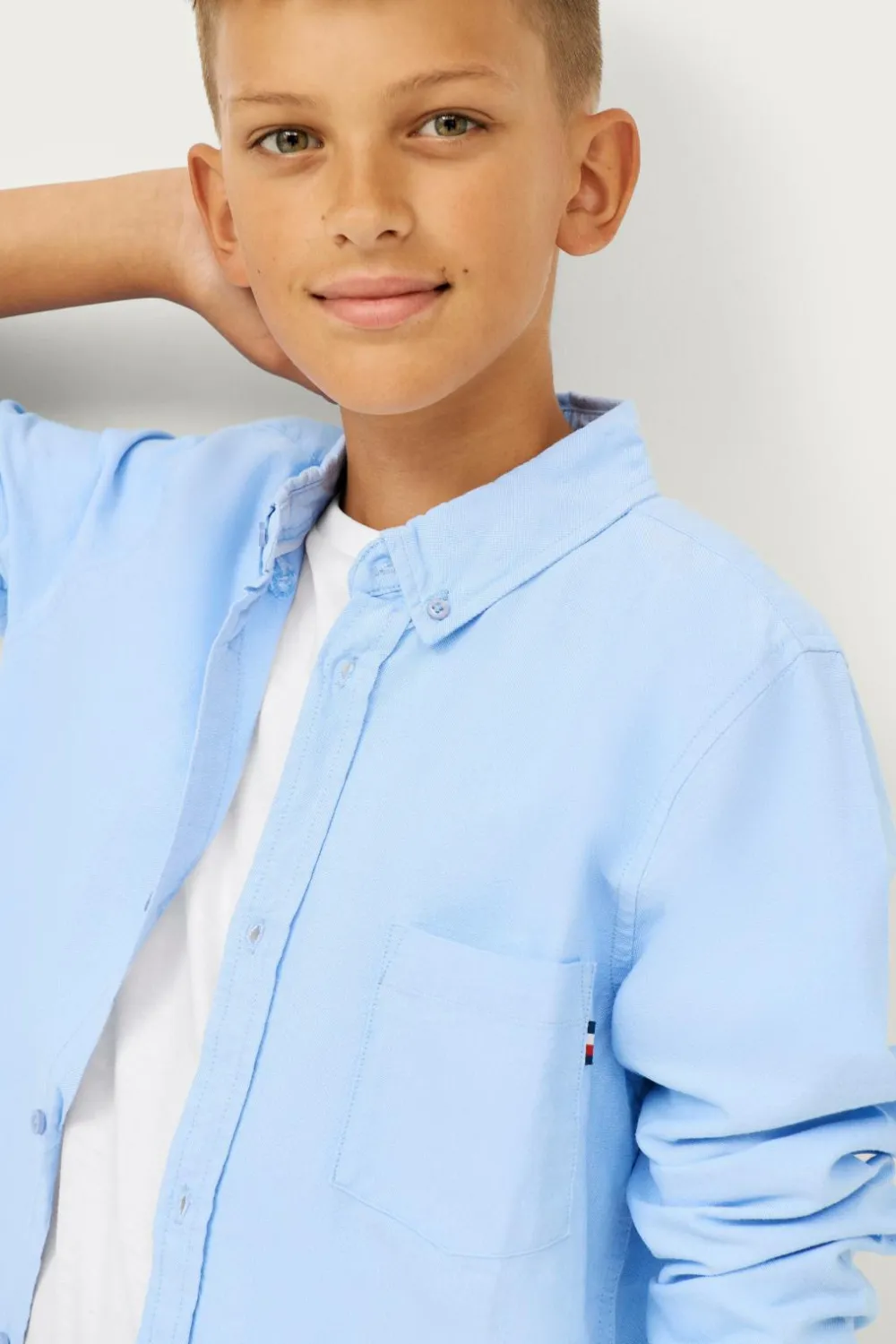 Ellos Festtøj|Skjorter>Collection Skjorte David i oxford Lyseblå