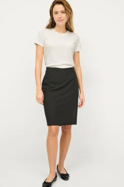 Ellos Nederdele>Collection Skræddersyet kjole Black mdf/metal