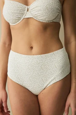 Ellos Collection Skylar Tai High Bikinitrusse Naturlig hvid New