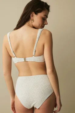Ellos Collection Skylar Tai High Bikinitrusse Naturlig hvid New