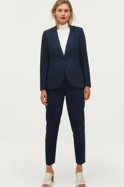 Ellos Collection Slacks med et stræk Midnatsblå Outlet