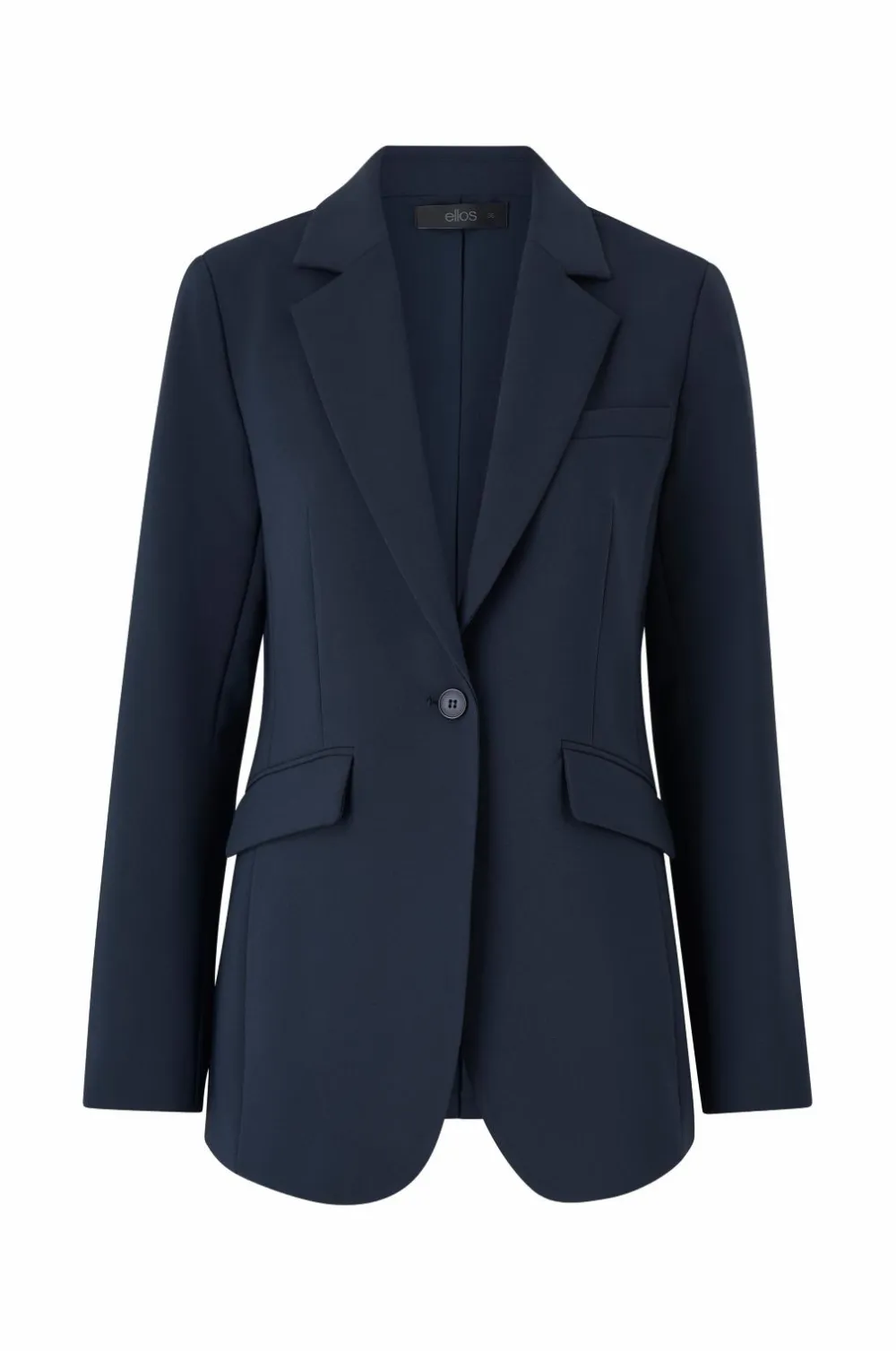 Ellos Blazere & Veste>Collection Smal pasform habitjakke Marineblå