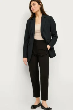 Ellos Collection Smal pasform habitjakke Sort Outlet