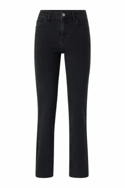 Ellos Collection Smalle stretchjeans med høj talje Sort Discount