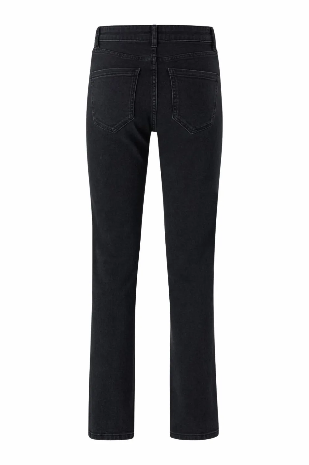 Ellos Collection Smalle stretchjeans med høj talje Sort Discount