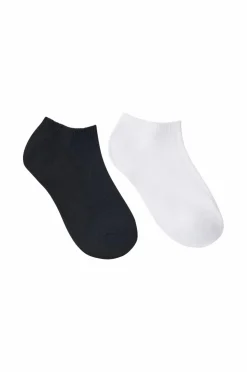 Ellos Collection Sneakersstrømpe 5-pak Hvid+sort Outlet