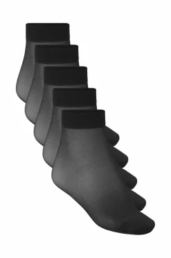 Ellos Strømper>Collection Sokker 5-pak 20 den sort