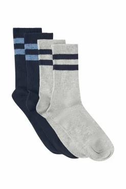 Ellos Undertøj>Collection Sportsstrømper 4-pak Mørkeblå/gråmeleret