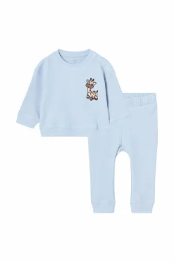 Ellos Trøjer|Bukser, Jeans & Leggings>Collection Sæt med sweatshirt og sweatpants Blå