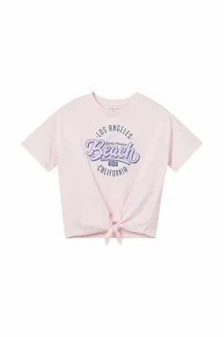 Ellos Collection Sæt Nathalie med top og sweatshorts Lys rosa