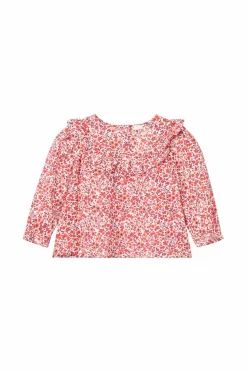 Ellos Collection Sæt Rut Baby Rød blomstret + rød Discount
