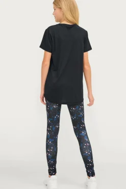 Ellos Collection Sæt Bonnie Sort + mønstret New