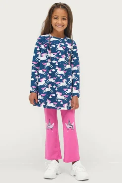 Ellos Sæt Til Børn>Collection Sæt Andrea Blå unicornmønster