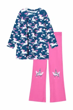 Ellos Sæt Til Børn>Collection Sæt Andrea Blå unicornmønster