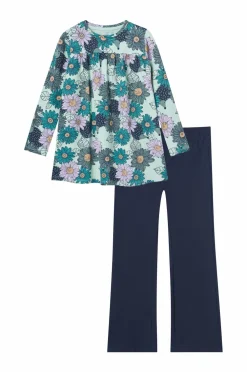 Ellos Collection Sæt Andrea Turkisblomstret