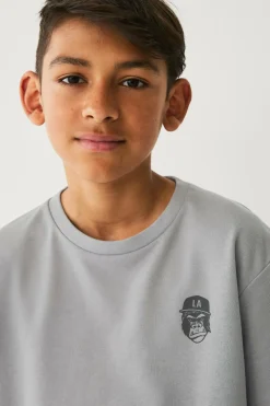 Ellos Collection Sæt Micro French Terry Set Grå Online