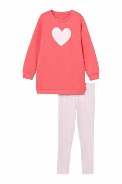 Ellos Collection Sæt Smilla Hindbærhjerte Outlet