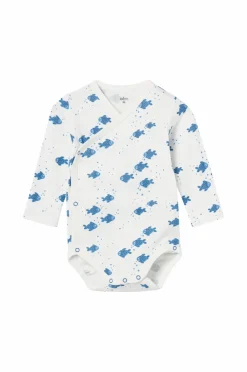 Ellos Nattøj & Homewear|Bodies>Collection Startsæt Baby Sage 5 dele Hvid blå fisk