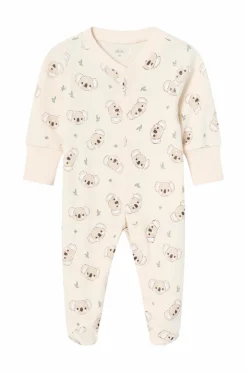 Ellos Collection Startersæt 4 dele beige koala-mønstret Sale