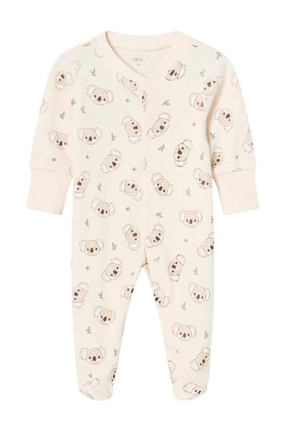 Ellos Collection Startersæt 4 dele beige koala-mønstret Sale