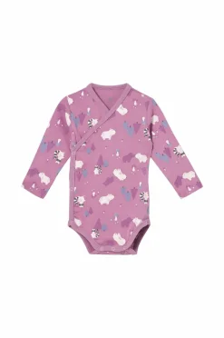 Ellos Bodies>Collection Startsæt Sage 5 dele Mørke rosa stribet + mønstret