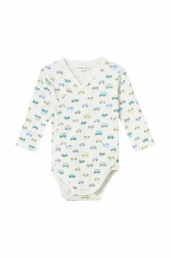 Ellos Trøjer|Bodies>Collection Startsæt Baby Sunny 5 dele Beige bilmønster