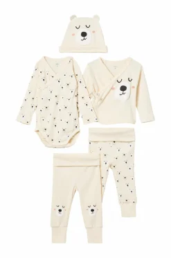 Ellos Bodies>Collection Startersæt Hugo 4 dele Pristine hvid