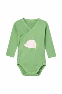 Ellos Collection Startsæt Baby Sunny 5 dele grønt fåremønster Hot