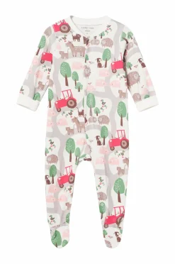 Ellos Collection Startsæt Baby Sunny 5 dele grønt fåremønster Hot