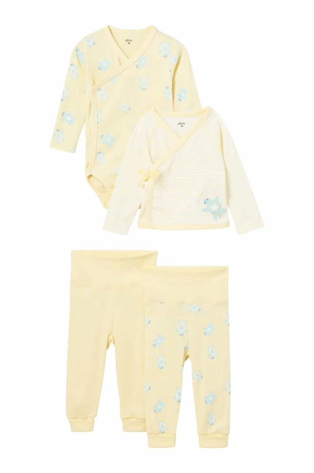 Ellos Collection Startersæt Hugo 4 dele Gul skildpadde