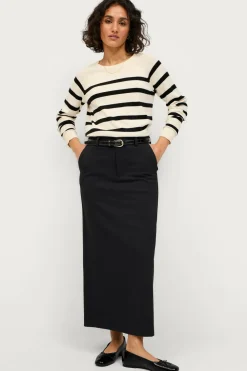 Ellos Collection Stilren nederdel Sort