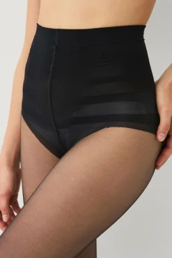 Ellos Shaping|Strømpebukser>Collection Strømpebukser Hold In 20 DEN Medium Support Semishiny Sort