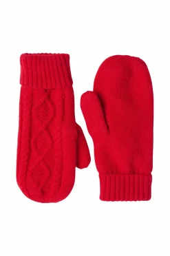 Ellos Handsker & Vanter>Collection Strikkede vanter rød
