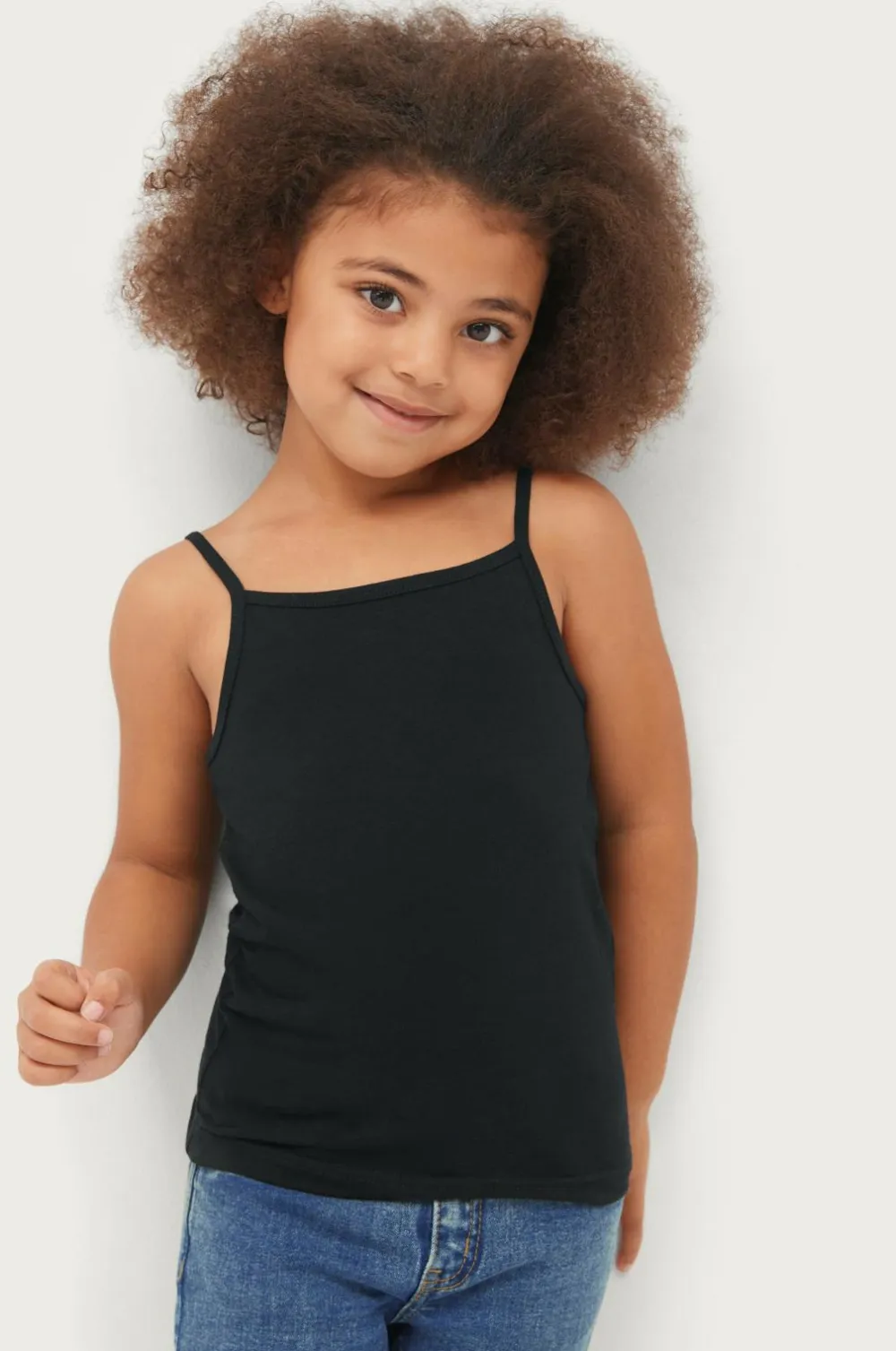 Ellos Basistøj>Collection Stroptop Elsie 2-pak Black mdf/metal