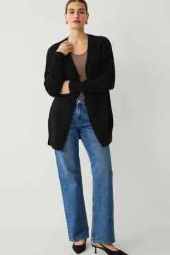 Ellos Collection Strikket cardigan Sort Sale