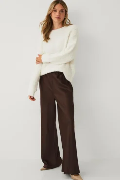 Ellos Trøjer & Cardigans>Collection Strikket Pullover Hvid