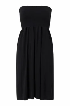 Ellos Collection Strandkjole med smock Sort Outlet