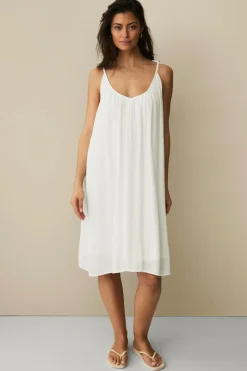 Ellos Collection Strandkjole Hvid Clearance