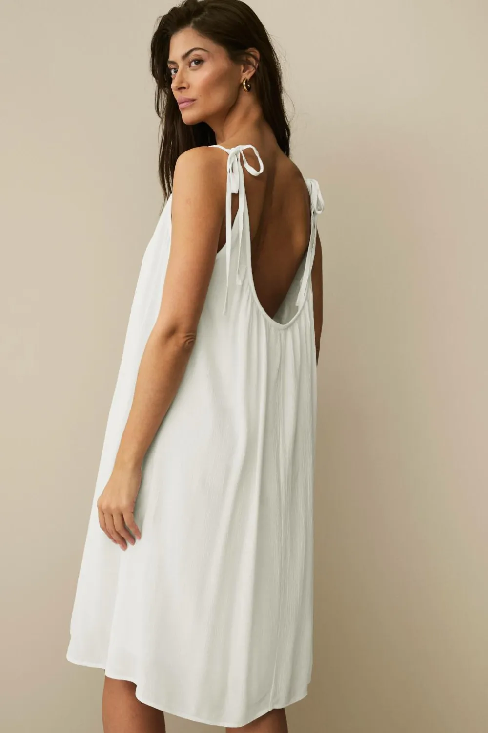 Ellos Collection Strandkjole Hvid Clearance