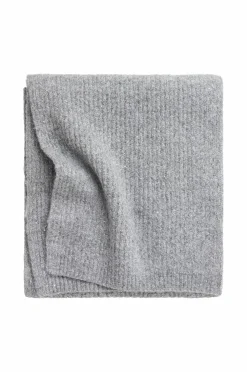 Ellos Tørklæder & Halstørklæder>Collection Strikket halstørklæde 180x30 cm Grå/Sølv