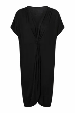 Ellos Strandtøj>Collection Strandkjole med knudedetalje Sort