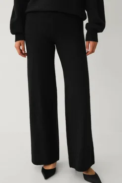 Ellos Bukser>Collection Strikkede bukser sort