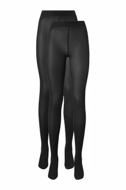 Ellos Strømpebukser>Collection Strømpebukser 80 Den 2-pak Sort