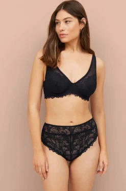 Ellos Trusser>Collection Stringtrusse med høj talje Sort