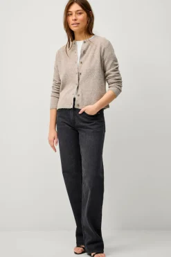 Ellos Collection Strikket cardigan Beige